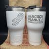 RTIC 20 oz tumbler white Hancock Peanut Company